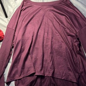 maroon sleep shirt